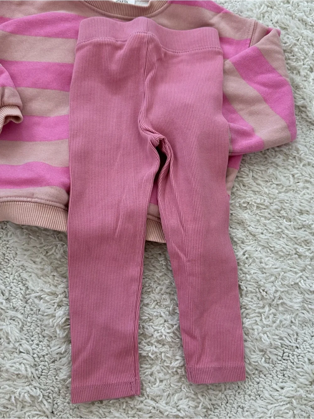 Zara Striped Pink Set
